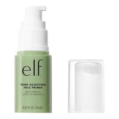 Vista 6 de e.l.f. Base facial ajustadora de tono, base de maquillaje para neutralizar tonos de piel desiguales y enrojecimiento, fija el maquillaje para que