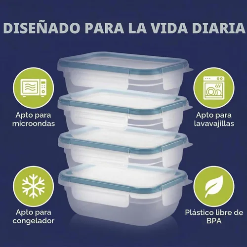 Vista 6 de Snapware Plastic Total Solutions (5 unidades, 3 tazas) Contenedores de almacenamiento de alimentos
