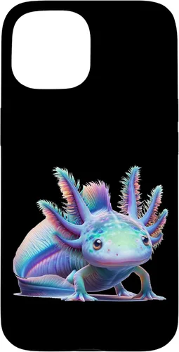 Vista 6 de Carcasa de arte de mundo submarino encantado para iPhone 11 Pro Max con diseño de ajolote mágico