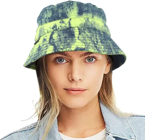 Vista 9 de Sombrero de pescador de algodón lavado de lona para mujer, estilo pescador, verano, playa, sol