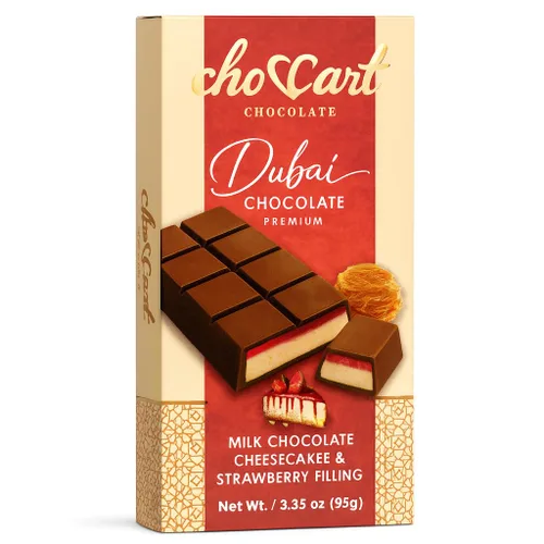 Vista 7 de Barra de chocolate ChoCart Dubai con algodón de azúcar y pistacho 95g de chocolate con leche belga prémium Delicia viral del Medio Oriente