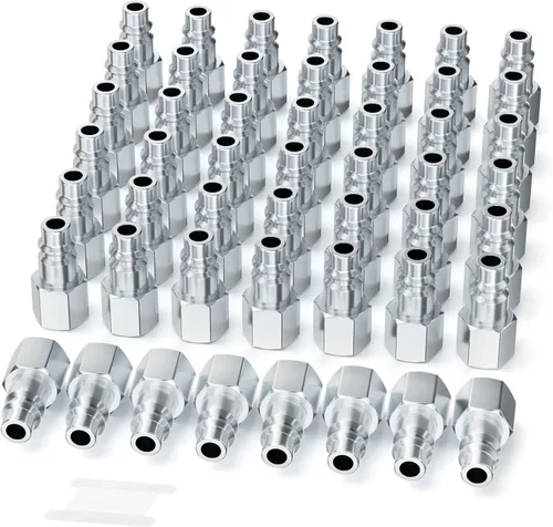 Vista 13 de GASHER 10PCS 1/2" FNPT x 1/2" Flow Industrial Air Plug
