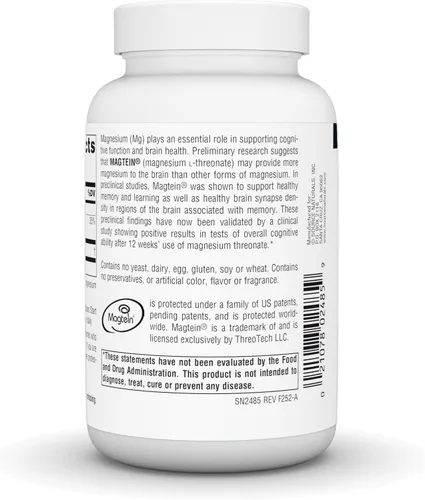 Vista 3 de Source Naturals – magtein Magnesio L, SN2485, 1, 1