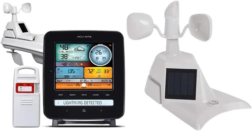 Vista 8 de AcuRite Paquete de estación meteorológica profesional Iris (5 en 1) con sensores