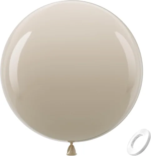 Vista 180 de Bezente Paquete de 150 globos de látex mate color burdeos de 5 pulgadas rojo (07-Red-G42)
