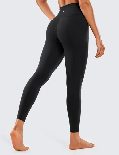 Vista 2 de CRZ YOGA - Leggings de yoga con longitud de 78 para mujer, sensación de desnudez, pantalones ajustados con cintura alta, entrepierna de 25 pulgadas