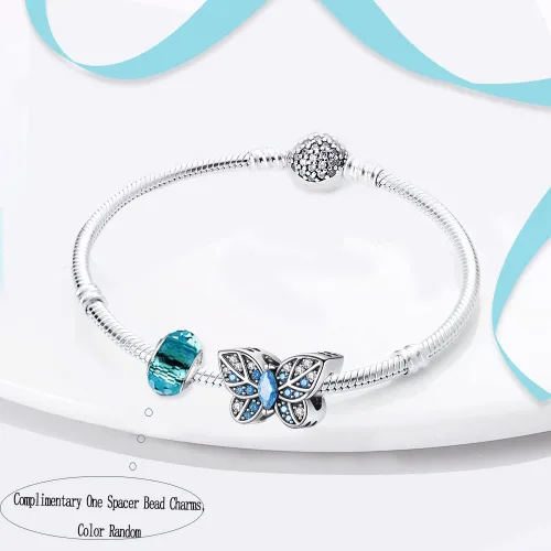 Vista 87 de LNQOBU Happy Life - Colgante para pulseras de abalorios, plata de ley 925 para mujer (con un espaciador de cuentas)