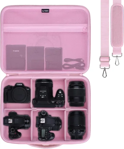 Vista 24 de Funda para Canon EOS T7 R50 R100/Sony Alpha a6400 a6700 Cámara Púrpura