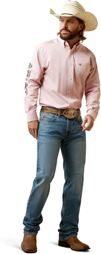Vista 5 de ARIAT Men's Team Logo Twill Classic Fit Shirt