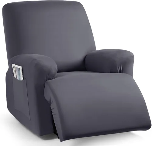 Vista 43 de TAOCOCO Fundas Elásticas para Sillones Reclinables de 3 Piezas Fundas Sólidas para Muebles Funda para Sillón Reclinable Fundas Deslizables