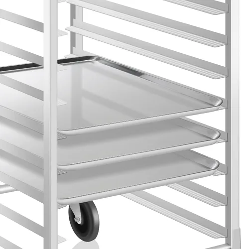 Vista 4 de Gridmann Bun Pan - Estante para panadería comercial, 20 láminas