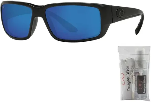 Vista 2 de Costa Fantail 6S9006 - Lentes de sol rectangulares para hombre paquete con kit de gafas de cortesía iWear de diseñador