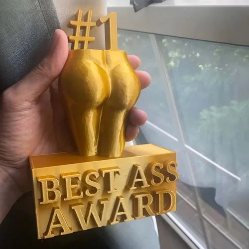Vista 6 de Premio al mejor culo, figura de cuerpo femenino, escultura, decoración de trofeo, novedad traviesa cadera, trasero, estatua de resina, divertida