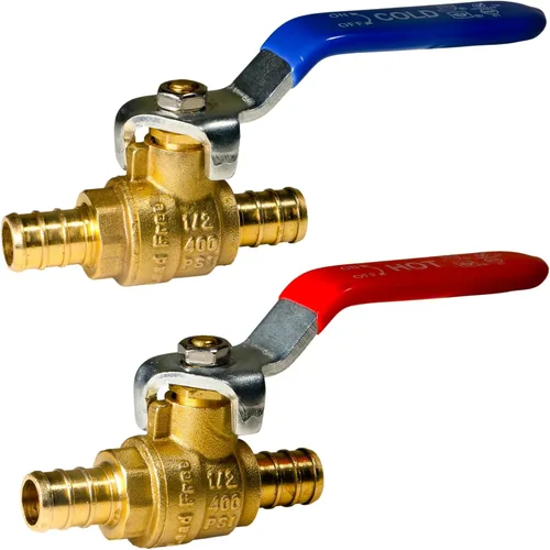 Vista 28 de XFITTING 2 piezas de válvula de bola Pex de 1 pulgada, 23-1-1 = 2X (2 paquetes)