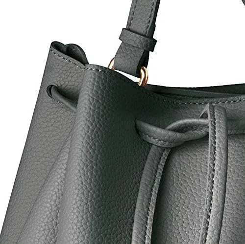 Vista 3 de KATIE LOXTON Bolso bandolera de cuero vegano con cordón para mujer