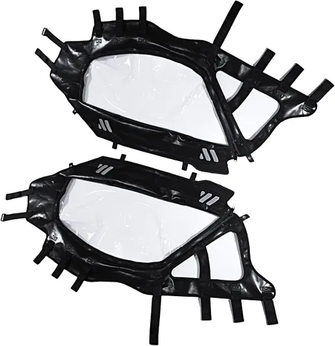 Vista 2 de UTV - Juego de recinto de puerta superior suave negro para compatible con Can Am Maverick X3 2-Seat 2017-2023