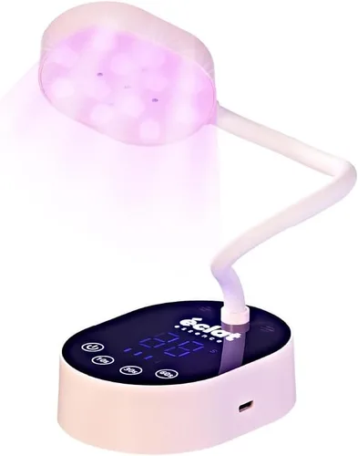Vista 6 de Éclat Lámpara de curado flash para esmalte de uñas de gel de 36 W, recargable con mini luz LED, secadora de uñas inalámbrica con 4 temporizadores