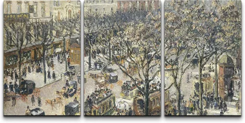 Vista 20 de Wall26 - Lienzo decorativo para pared, 3 piezas, serie de pinturas famosas