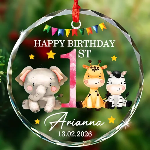 Vista 10 de Adorno de fotos para la primera Navidad del bebé 2025, recuerdo personalizado de primera Navidad para nuevos padres, marco de fotos personalizado