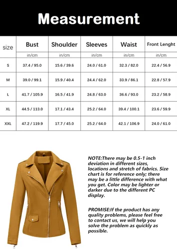 Vista 5 de Bellivera Chaqueta corta de piel sintética para mujer, con solapas, abrigo de gamuza para otoño, moda con microelástico