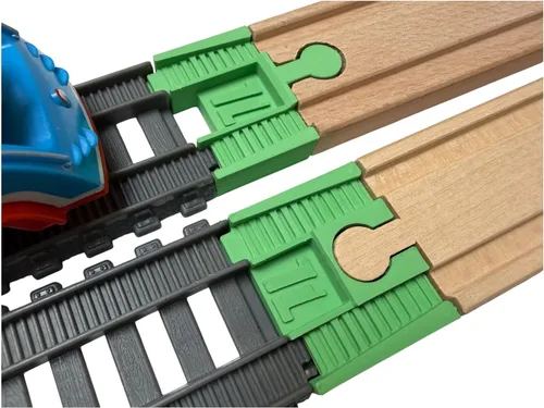 Vista 13 de TrainLab Adaptadores, compatibles con Thomas & Friends Trackmaster Gray 2014 y pistas de ferrocarril de madera, accesorios esenciales Trackmaster