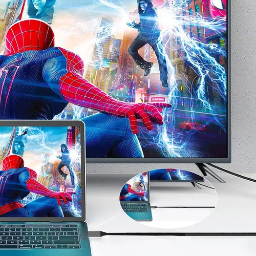 Vista 2 de Cable USB C a DisplayPort de 6 pies, DP a USB C para monitor
