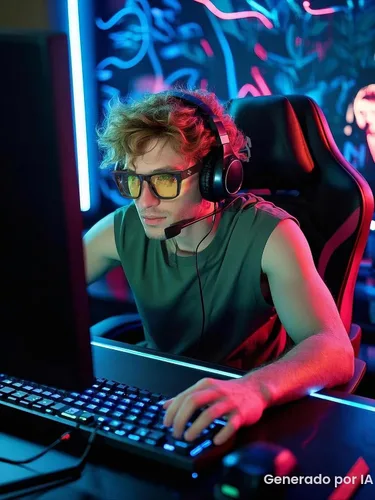 Vista 2 de VISOONE Blue Light Glasses Men Women Computer Gaming Anti Eyestrain Negro