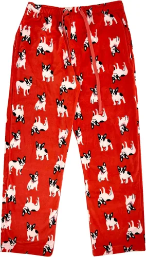 Vista 6 de ROCK ATOLL Pantalones de pijama de forro polar suave y cálido para hombre