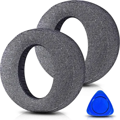 Vista 9 de Almohadillas de repuesto para PS5 para PlayStation 5 Pulse 3D PS5 - Almohadillas para los oídos PS5 (malla transpirable)