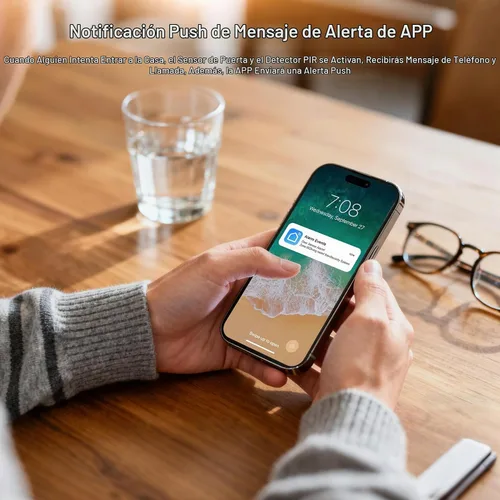 Vista 7 de Sistemas de alarma para el hogar LWOHSI con sensores de puerta y movimiento