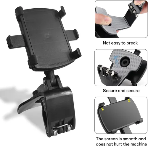 Vista 4 de Soporte Universal para Teléfono de Coche para Salpicadero, Soporte Multifuncional para Teléfono Móvil de Tablero de Coche, Soporte de Espejo