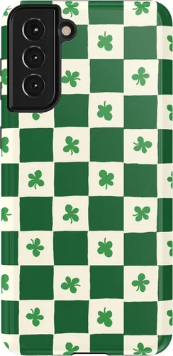 Vista 53 de Casely Funda para Galaxy S21 Here Comes The Sun Colorblock Sunset Diseño protector delgado esencial de doble capa Aquí viene el sol