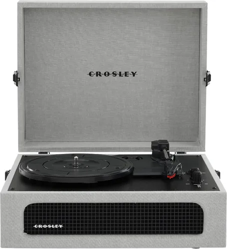Vista 21 de Crosley CR8017B-DU Voyager Tocadiscos, Dune Duna