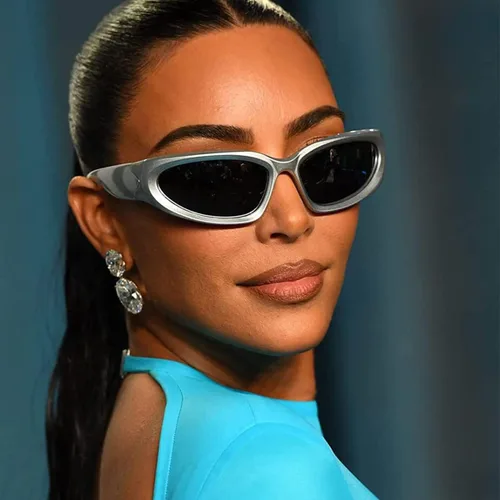 Vista 2 de KENBO POLARIZED Wrap Around Fashion Sunglasses For Women Men Oval Frame Sun Glasses Sports Sunglasses Trendy Y2K Glasses