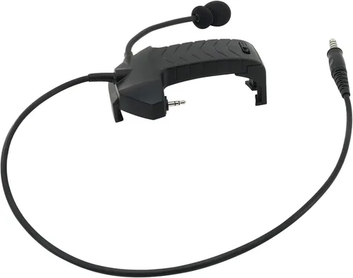 Vista 5 de Micrófono y PTT para Auriculares con Cancelación de Ruido Walkerrazor Airsoft (Negro)