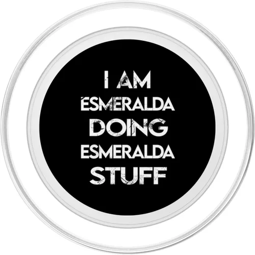 Vista 2 de I Am Esmeralda Doing Esmeralda Stuff PopSockets MagSafe PopGrip for iPhone
