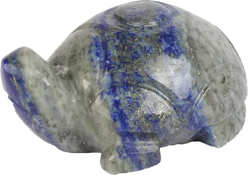Vista 3 de GEMHUB Estatua de tortuga de lapislázuli tallada a mano aprox. 239.00 quilates, Gema, Lapislázuli natural