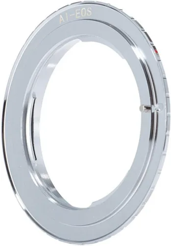 Vista 5 de Adaptador de montaje de lente, lente AI a cámara EOS convertidor para Canon EOS EF EF-S Mount Cámara, aleación de aluminio