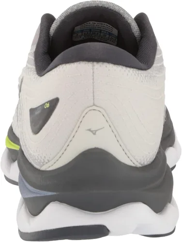 Vista 3 de Mizuno Tenis de correr Wave Sky 6 para mujer, gris (Ultimate Grey)