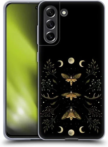 Vista 11 de Head Case Designs Officially Licensed Episodic Drawing Autumn Light Underwings Illustration Animals Gel Case [Military Grade] Compatible with
