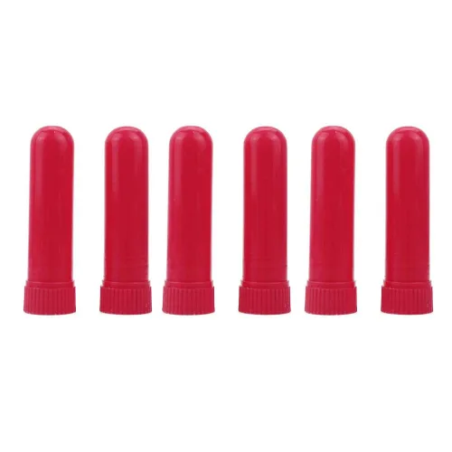 Vista 9 de Tubos inhaladores nasales de aceite esencial, tubos inhaladores nasales de plástico vacíos recargables para bricolaje, 50 unidades, color negro