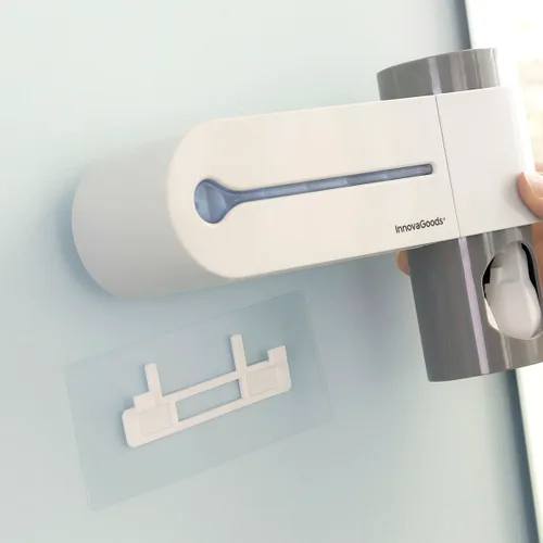 Vista 6 de Esterilizador UV de Cepillos Dentales con Soporte y Dispensador de Dentífrico Smiluv InnovaGoods