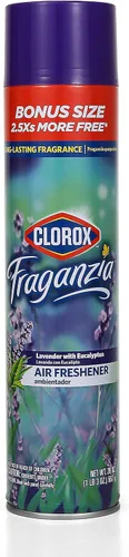 Vista 12 de Clorox Fraganzia - Ambientador en aerosol en aerosol con aroma a ráfaga de cereza, eliminador de olores de larga duración y ambientador
