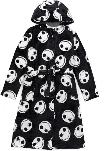 Vista 4 de Disney The Nightmare Before Christmas - Albornoz para mujer, color negro