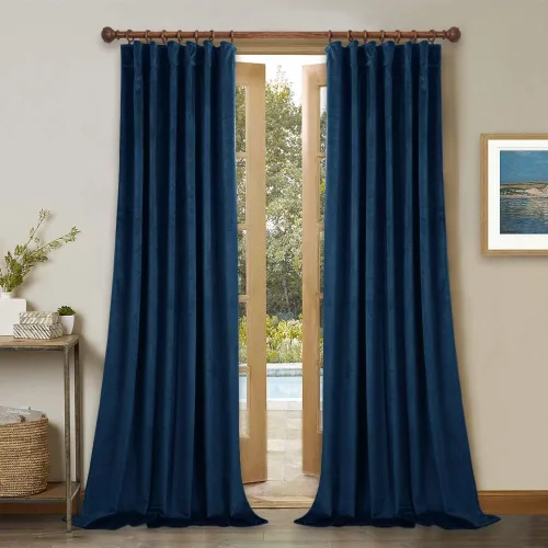 Vista 8 de StangH Cortinas 100% opacas, color beige, terciopelo suave y grueso, cortinas para ventana de dormitorio, forro blanco, cortinas con aislamiento