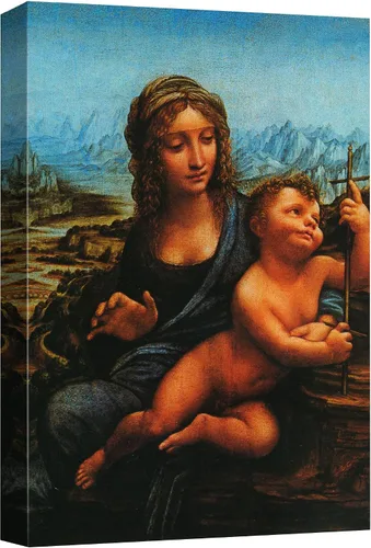 Vista 112 de wall26 Lienzo impreso para pared, diseño de Salomé y San Juan Bautista, por Solario, Historia del Renacimiento, ilustraciones de bellas artes, arte