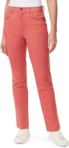 Vista 39 de Gloria Vanderbilt - Pantalones de mezclilla Amanda clásicos de tiro alto y pierna cónica petite para mujer Begonia Bloom
