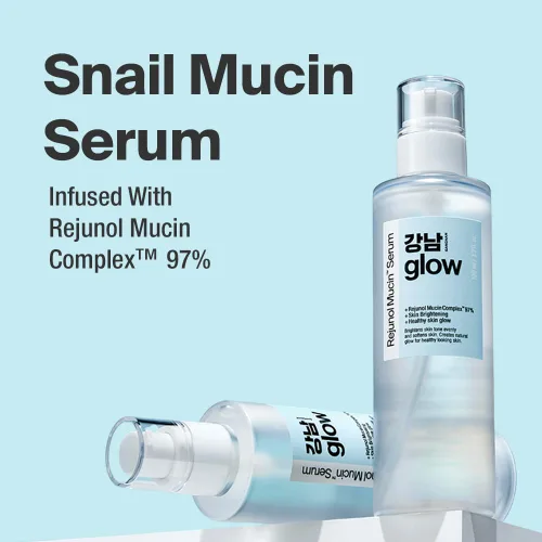 Vista 2 de GANGNAM GLOW Rejunol Mucin Serum 3.3 fl oz + Rejunol Mucin Crema Facial 3.7 fl oz – 97% Suero de Mucina de Caracol y 91.5% Hidratante de Mucina