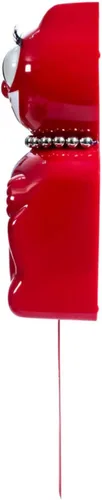 Vista 4 de Kit Cat Klock Retro Rojo Señora