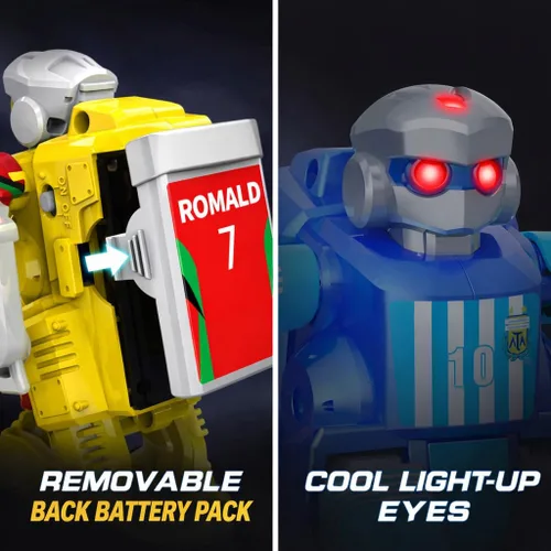 Vista 4 de ANTSIR Robot teledirigido juego de fútbol interior Battlebots para niños
